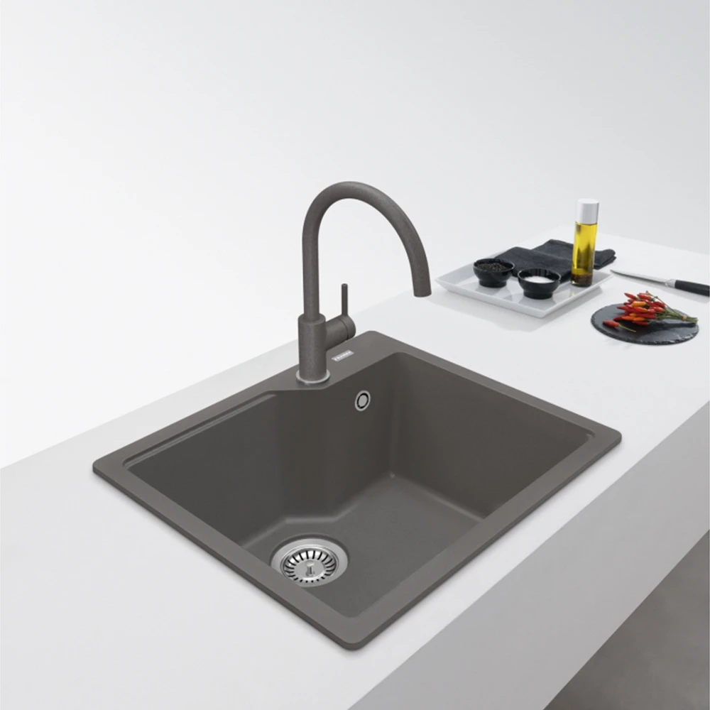 Franke Urban Ubg 610-56 Stone Grey Granit Evye Hemen Al