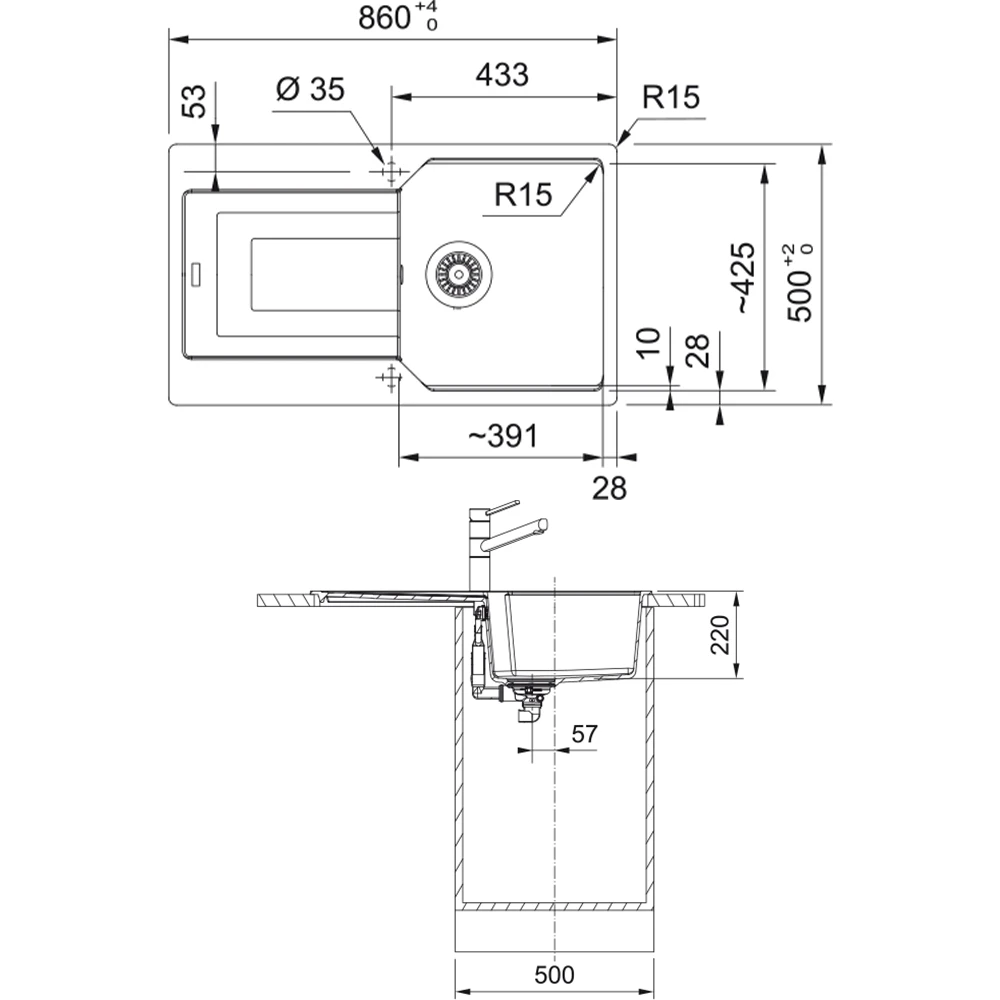 Franke Urban Ubg 611-100 Granit Eviye + Active Plus Doccia 2.0 Armatür (Sahara) Hemen Al
