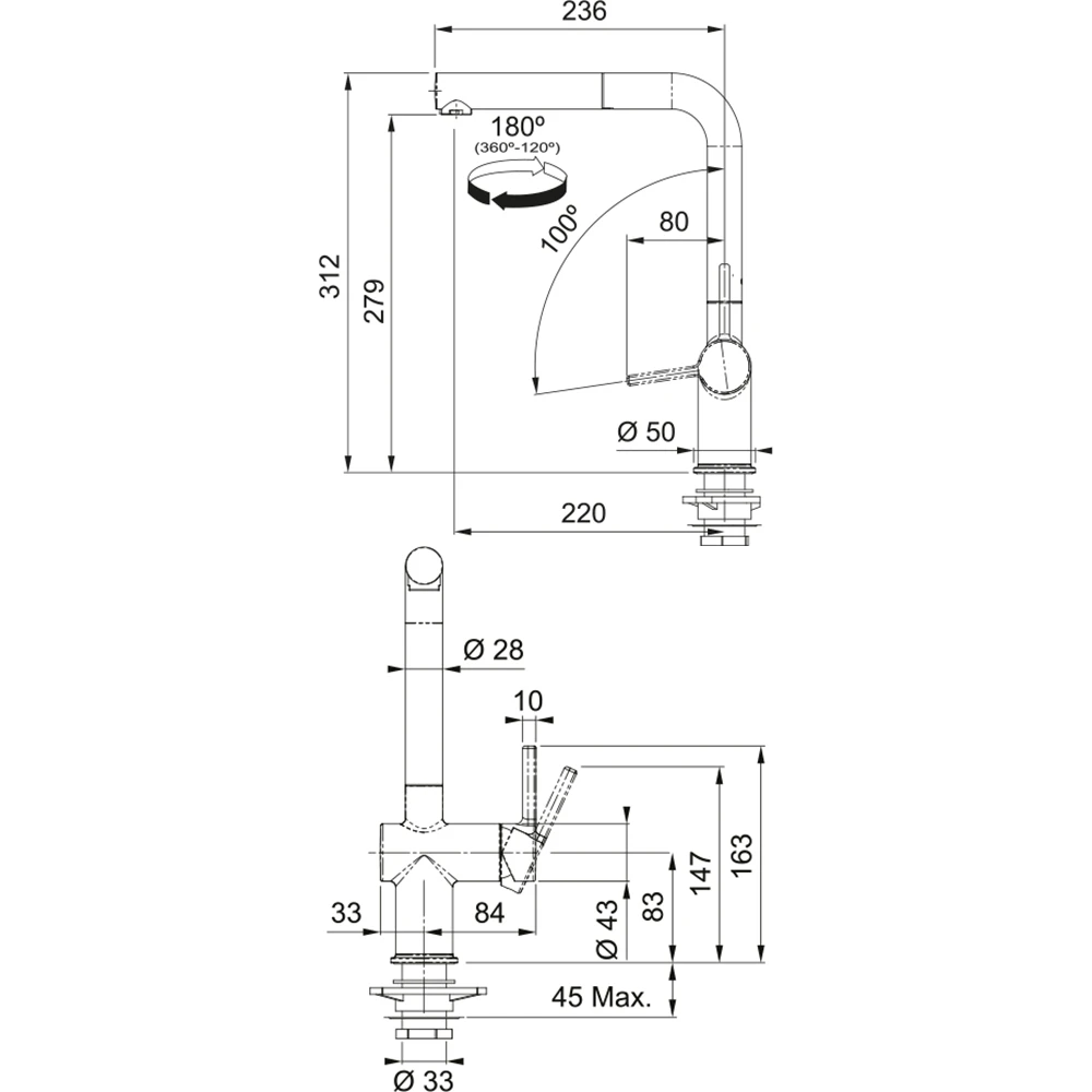 Franke Urban Ubg 611-100 Granit Eviye + Active Plus Doccia 2.0 Armatür (Sahara) Hemen Al