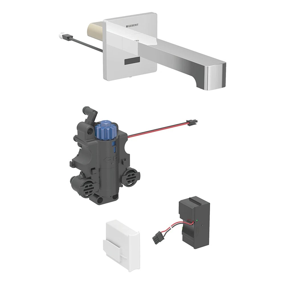 Geberit Brenta Fotoselli Anakstre Batarya - 22 Cm - Çift Su Girişli Termostatik Elektrikli Hemen Al