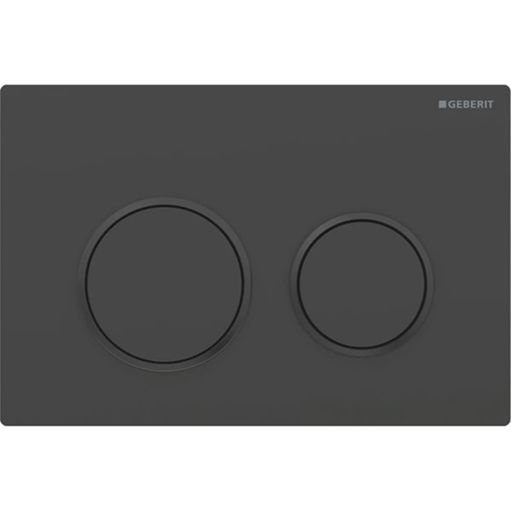 Geberit Geberit Omega20 Mat Siyah Çift Basmalı  Kumanda Kapağı - 115.085.16.1 Hemen Al