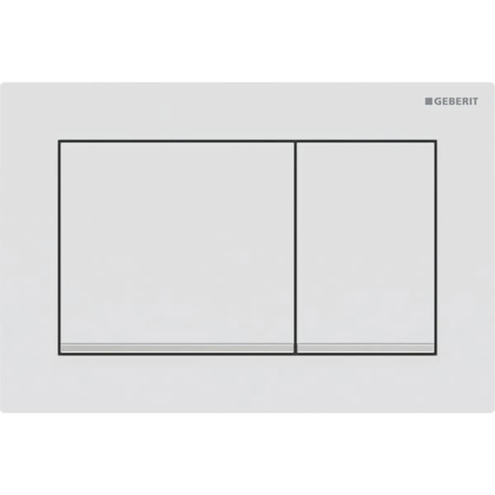 Geberit Omega20 Mat Beyaz-Parlak Krom Kumanda Kapağı - 115.080.JT.1 Hemen Al