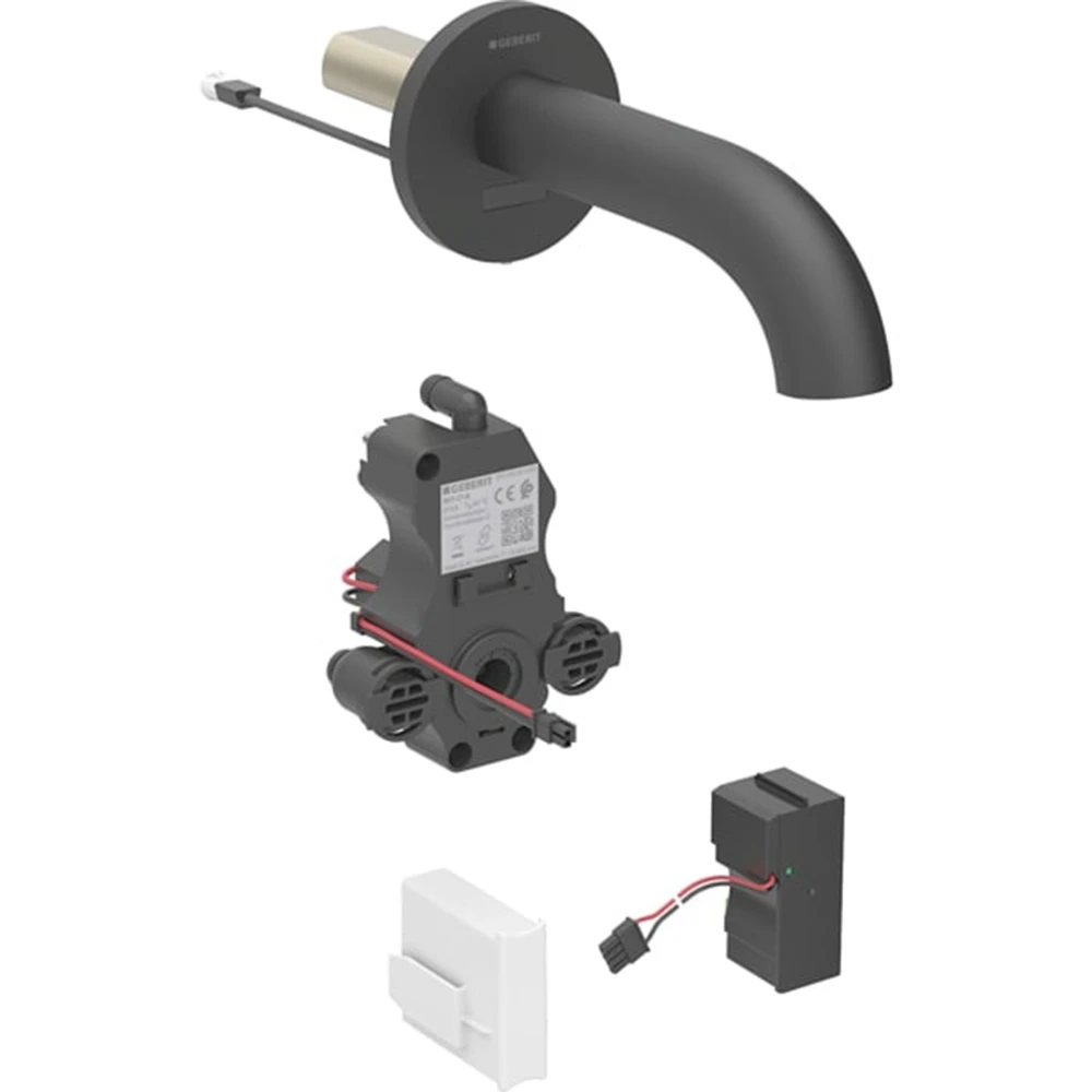 Geberit Piave Mat Siyah Fotoselli Lavabo Bataryası - 116.266.SN.1 Hemen Al
