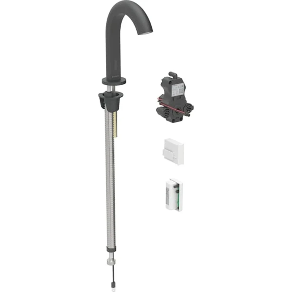 Geberit Piave Mat Siyah Fotoselli Lavabo Bataryası - 116.181.14.1 Hemen Al