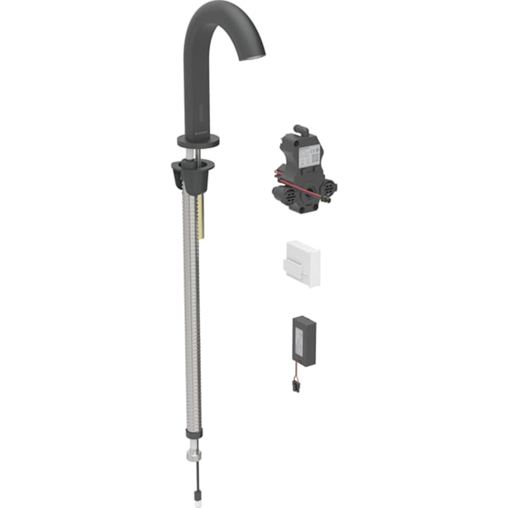 Geberit Piave Mat Siyah Fotoselli Lavabo Bataryası - 116.184.14.1 Hemen Al