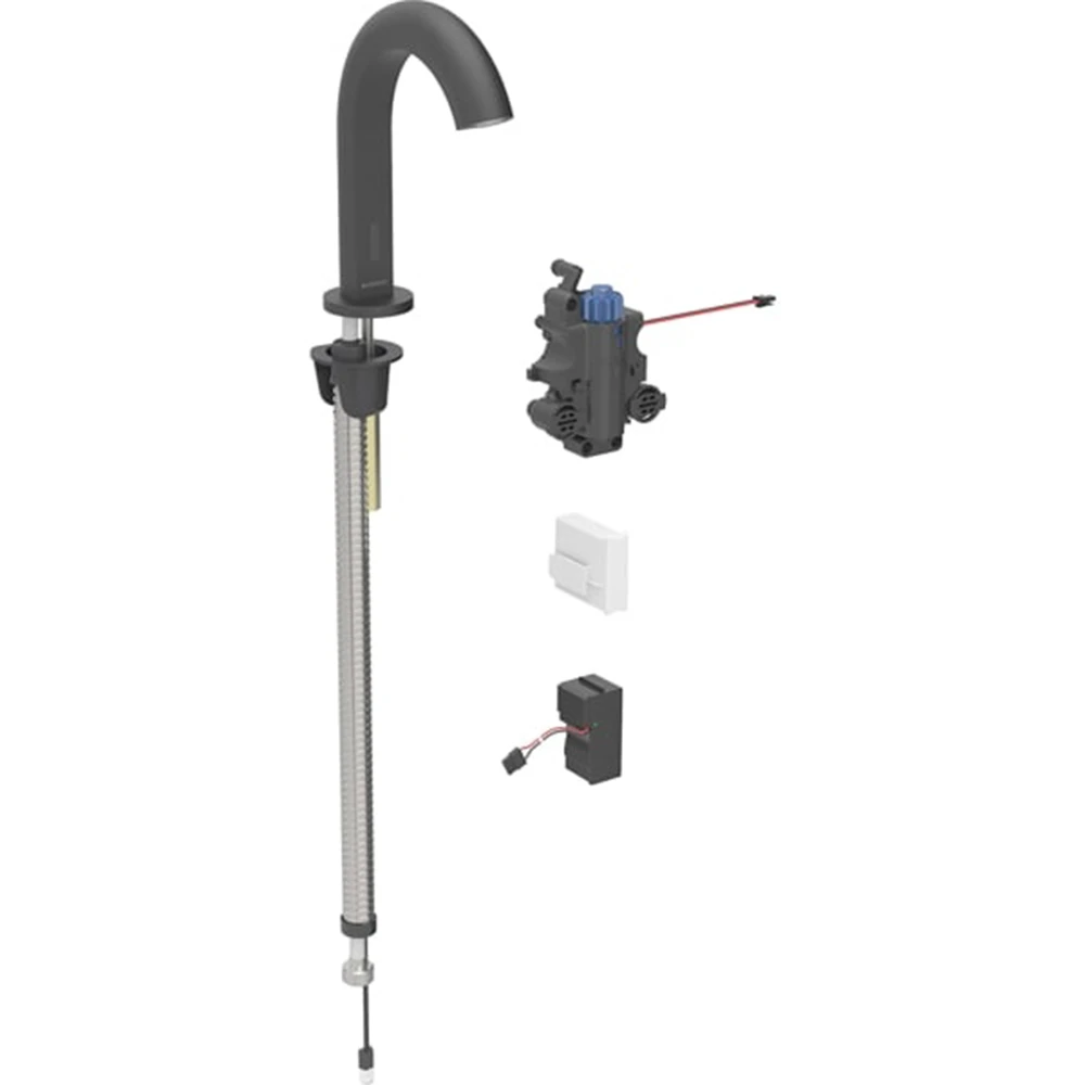Geberit Piave Mat Siyah Fotoselli Lavabo Bataryası - 116.188.14.1 Hemen Al