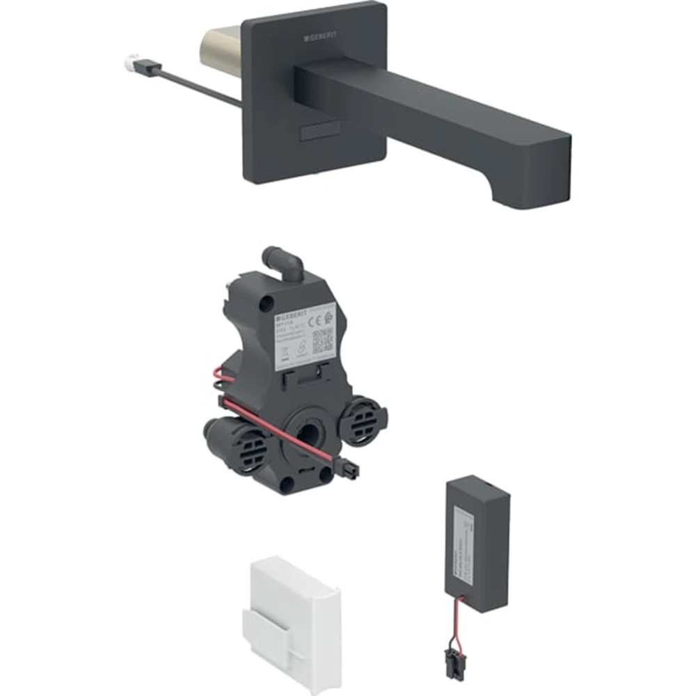 Geberit Piave Mat Siyah Fotoselli Lavabo Bataryası - 116.273.14.1 Hemen Al