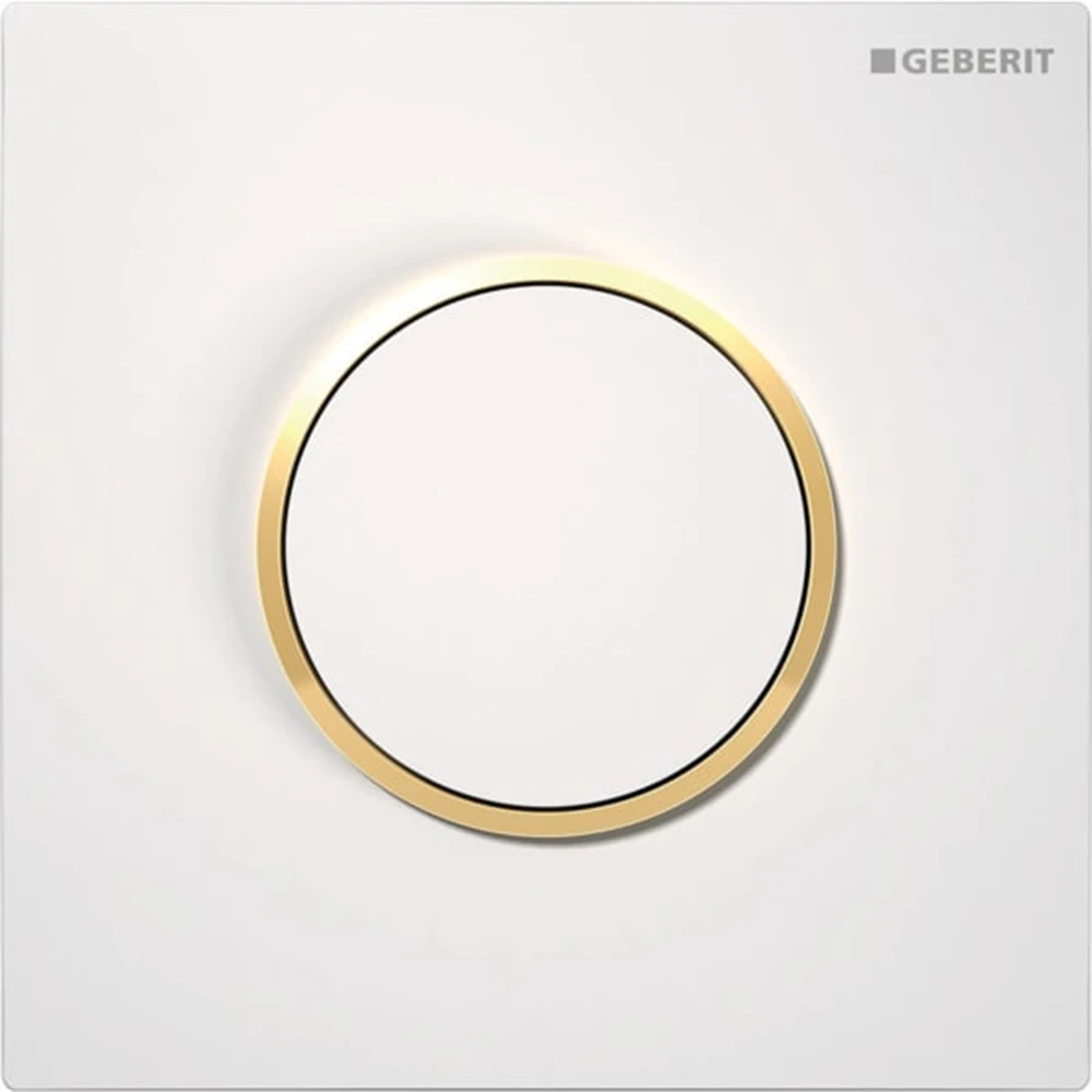 Geberit Sigma10 Beyaz-Altın Pnömatik Pisuvar Kumanda Kapağı - 116.015.KK.1 Hemen Al