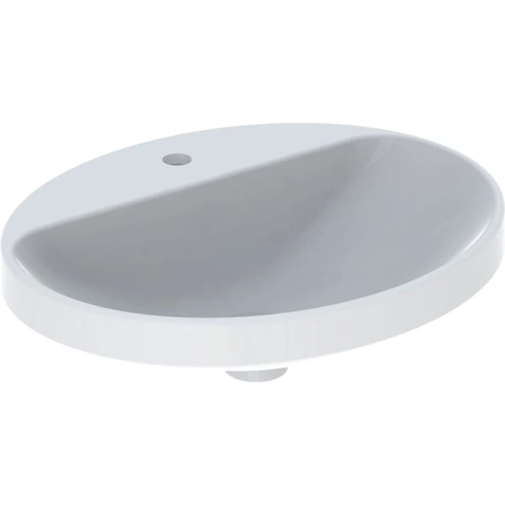 Geberit VariForm 55x45 Cm Oval Tezgah Üstü Lavabo - 500.722.01.2 Hemen Al