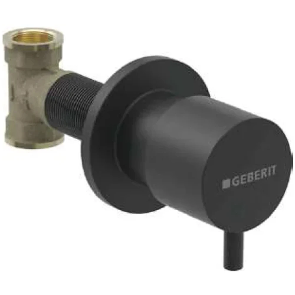 Geberit Yuvarlak Mat Siyah Ankastre Stop Valf 616.004.14.1 Hemen Al