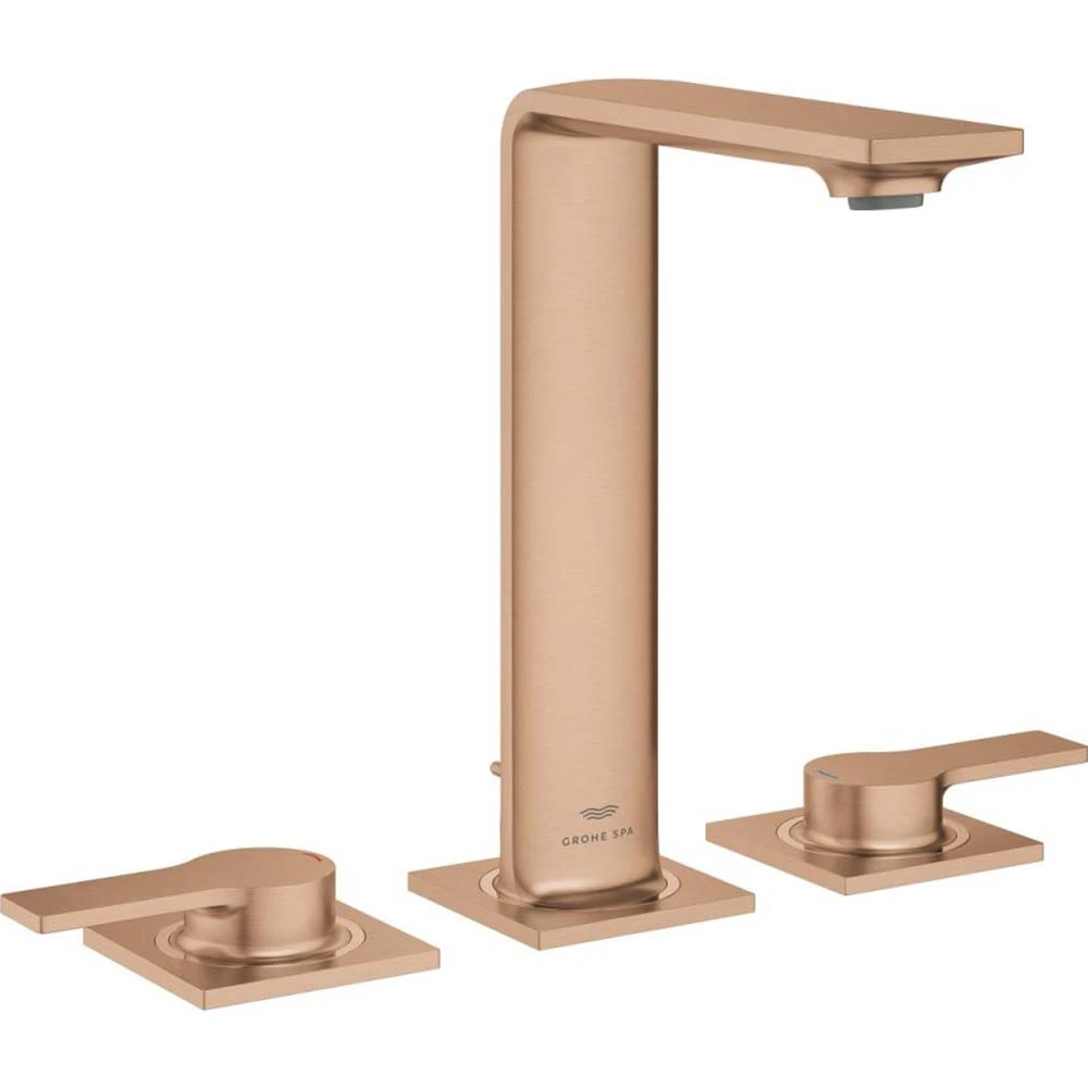 Grohe Allure New 3 Delikli Rose Gold Lavabo Bataryası 1-2 - 20188DL1 Hemen Al