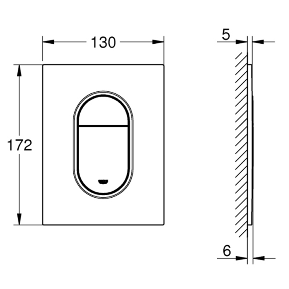 Grohe Arena Cosmopolitan Kumanda Paneli - 37624DC0 Hemen Al