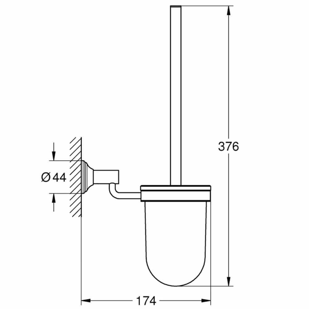 Grohe Essentials Authentic Tuvalet Fırçası Seti - 40658001 Hemen Al