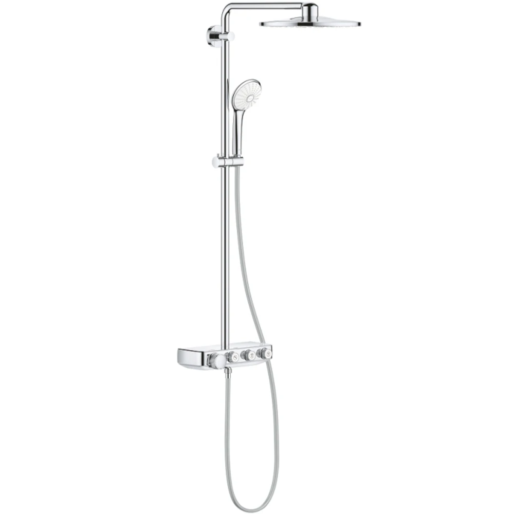 Grohe Euphoria SmartControl System Duvara Monte Termostatik Bataryalı Duş Sistemi - 26507000 Hemen Al