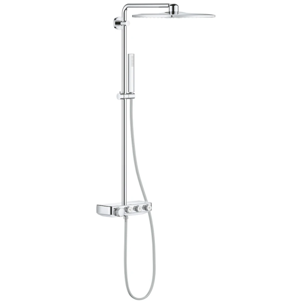Grohe Euphoria SmartControl System Duvara Monte Termostatik Bataryalı Duş Sistemi - 26508000 Hemen Al
