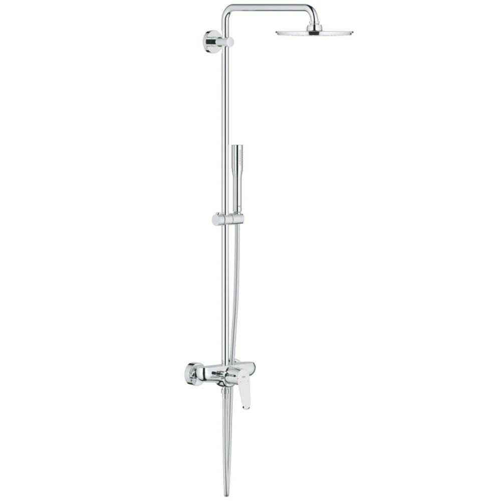 Grohe Euphoria System Duvara Monte Tek Kumandalı Bataryalı Duş Sistemi - 23058003 Hemen Al