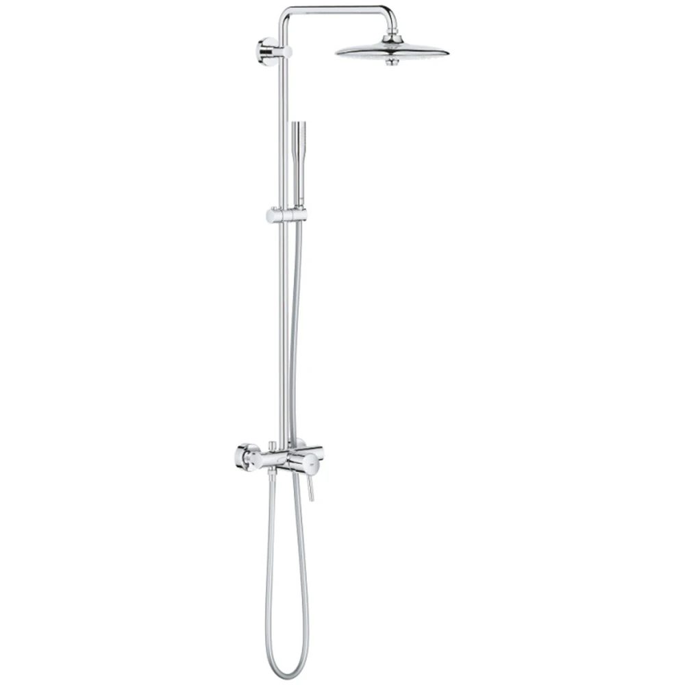 Grohe Euphoria System Duvara Monte Tek Kumandalı Bataryalı Duş Sistemi - 23061003 Hemen Al