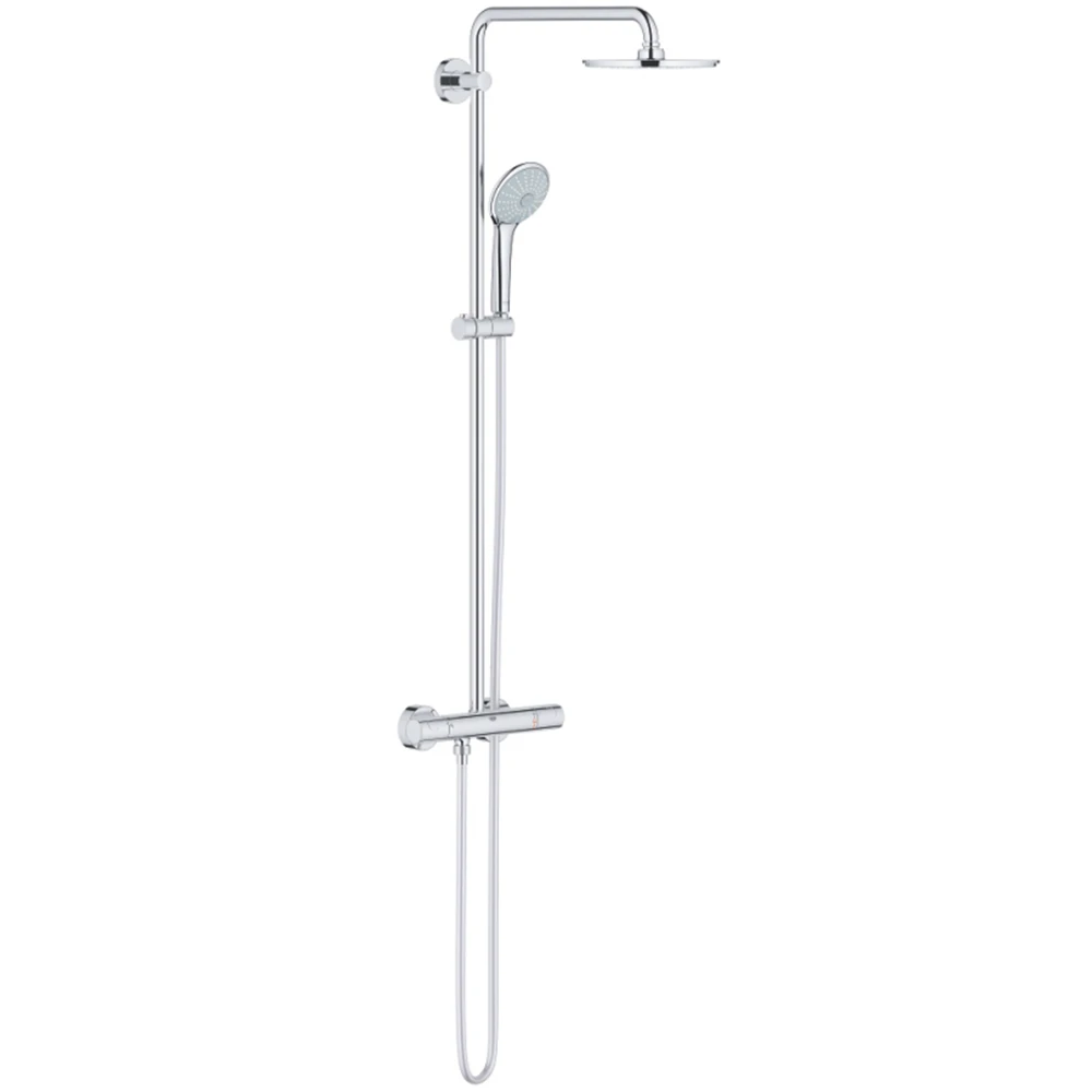 Grohe Euphoria System Duvara Monte Termostatik Bataryalı Duş Sistemi - 26383000 Hemen Al