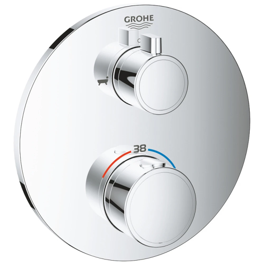 Grohe Grohtherm Convent. Concealed Çift Yönlü Ankastre Termostatik Banyo Bataryası- 24077000 Hemen Al