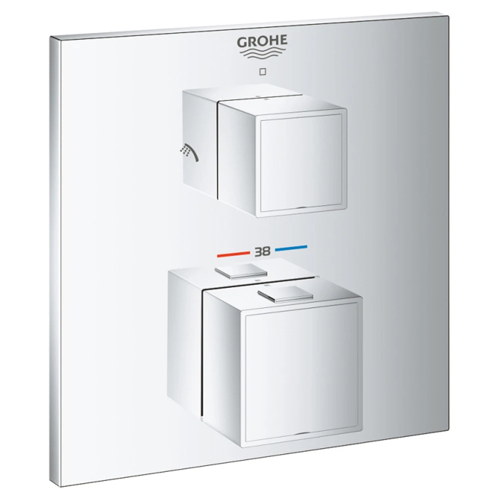 Grohe Grohtherm Cube Termostatik Banyo-Duş Bataryası- 24154000 Hemen Al