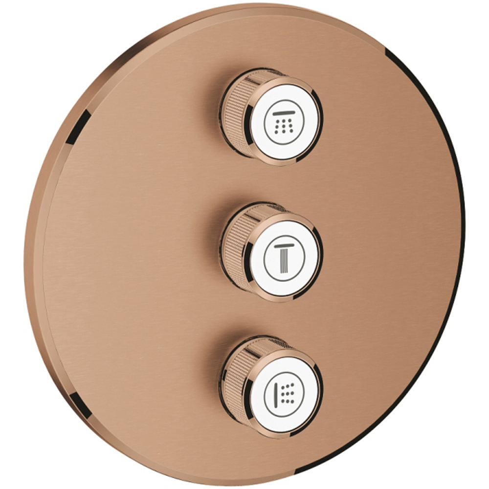 Grohe Grohtherm SmartControl Rose Gold Üç Valfli Akış Kontrollü Kumanda - 29122DL0 Hemen Al