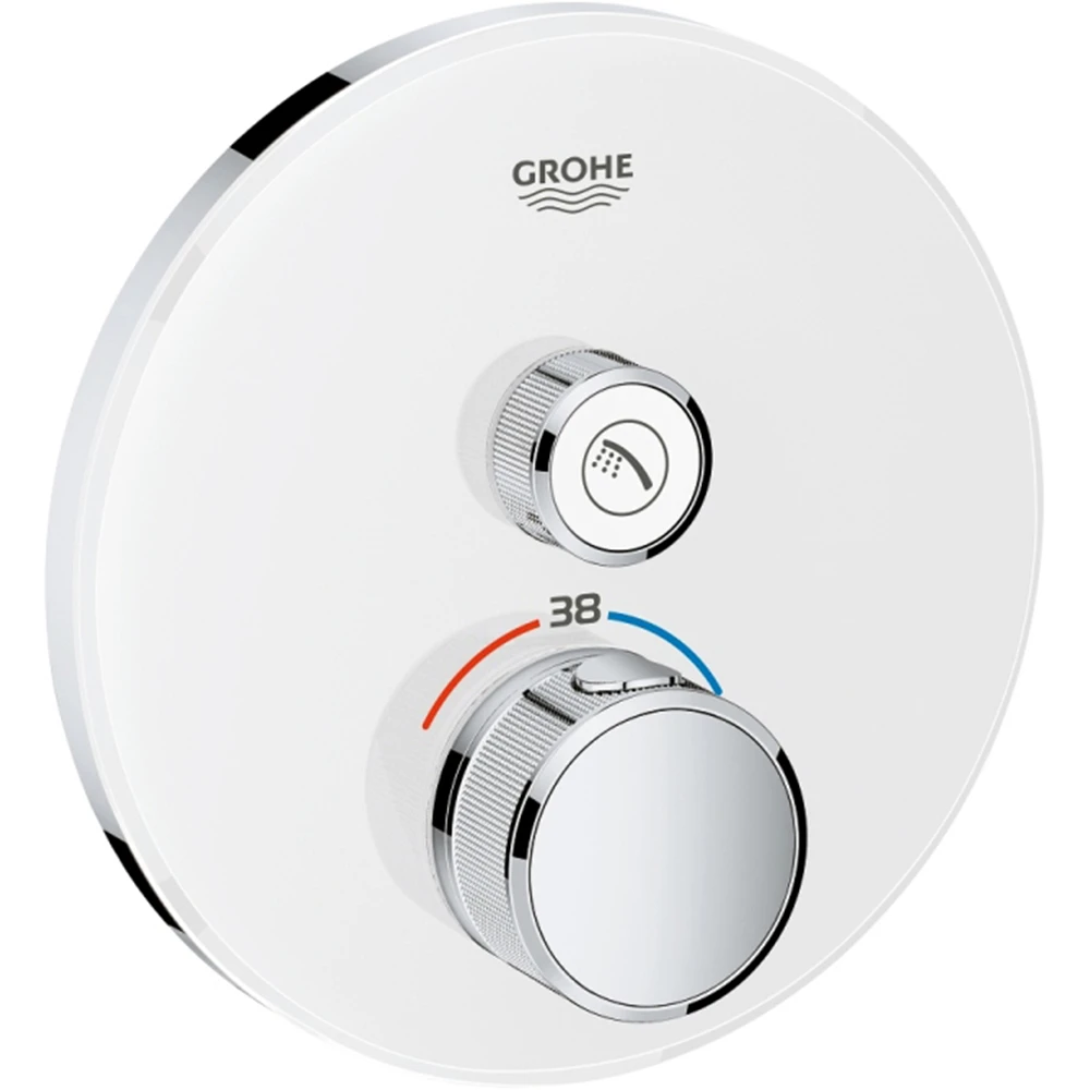 Grohe Grohtherm SmartControl Tek Valfli Akış Kontrollü Ankastre Termostatik Duş Bataryası - 29150LS0 Hemen Al
