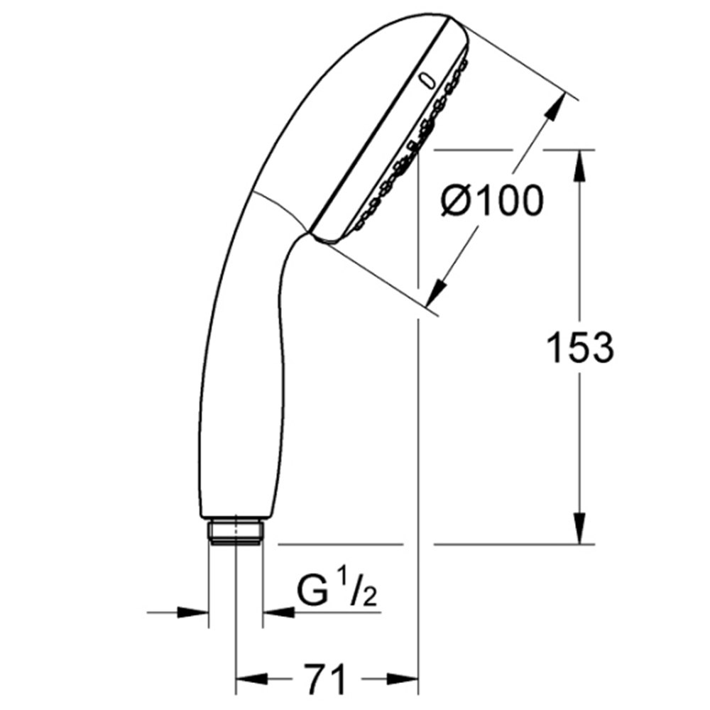 Grohe NTempesta 100 El Duşu - 28578002 Hemen Al
