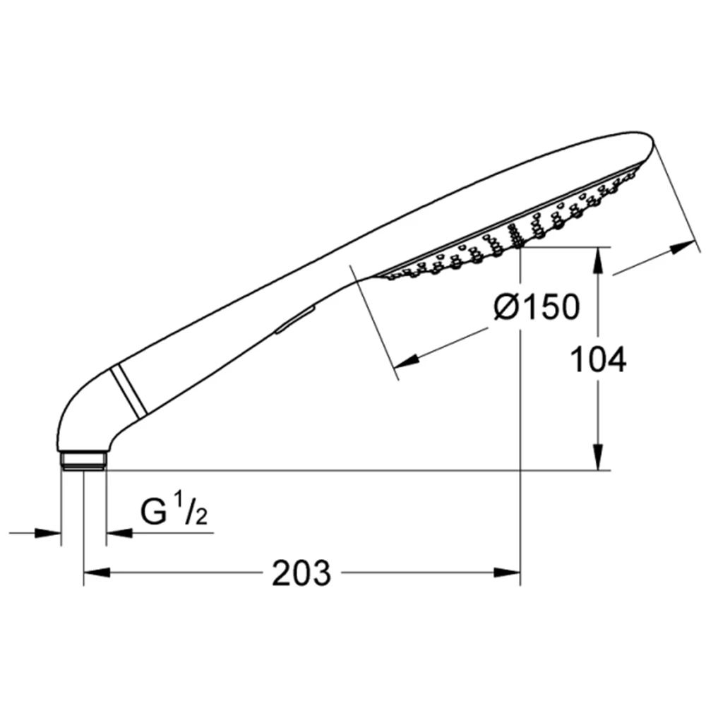 Grohe RAINXG Eco El Duşu - 27274000 Hemen Al