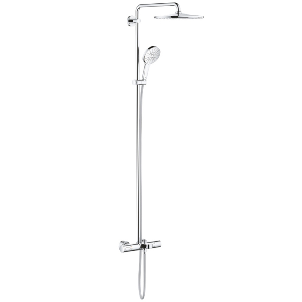 Grohe Rainshower System Duvara Monte Termostatik Bataryalı Duş Sistemi - 26657000 Hemen Al