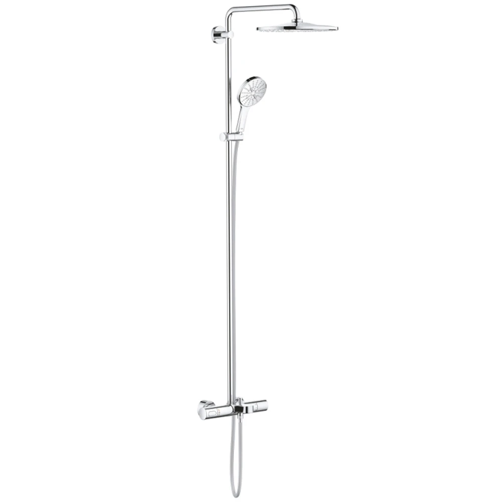 Grohe Rainshower System Duvara Monte Termostatik Bataryalı Duş Sistemi - 26657000 Hemen Al