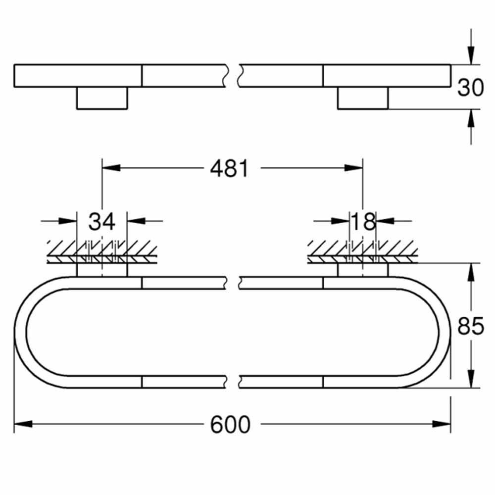 Grohe Selection Rose Havluluk - 41056DL0 Hemen Al