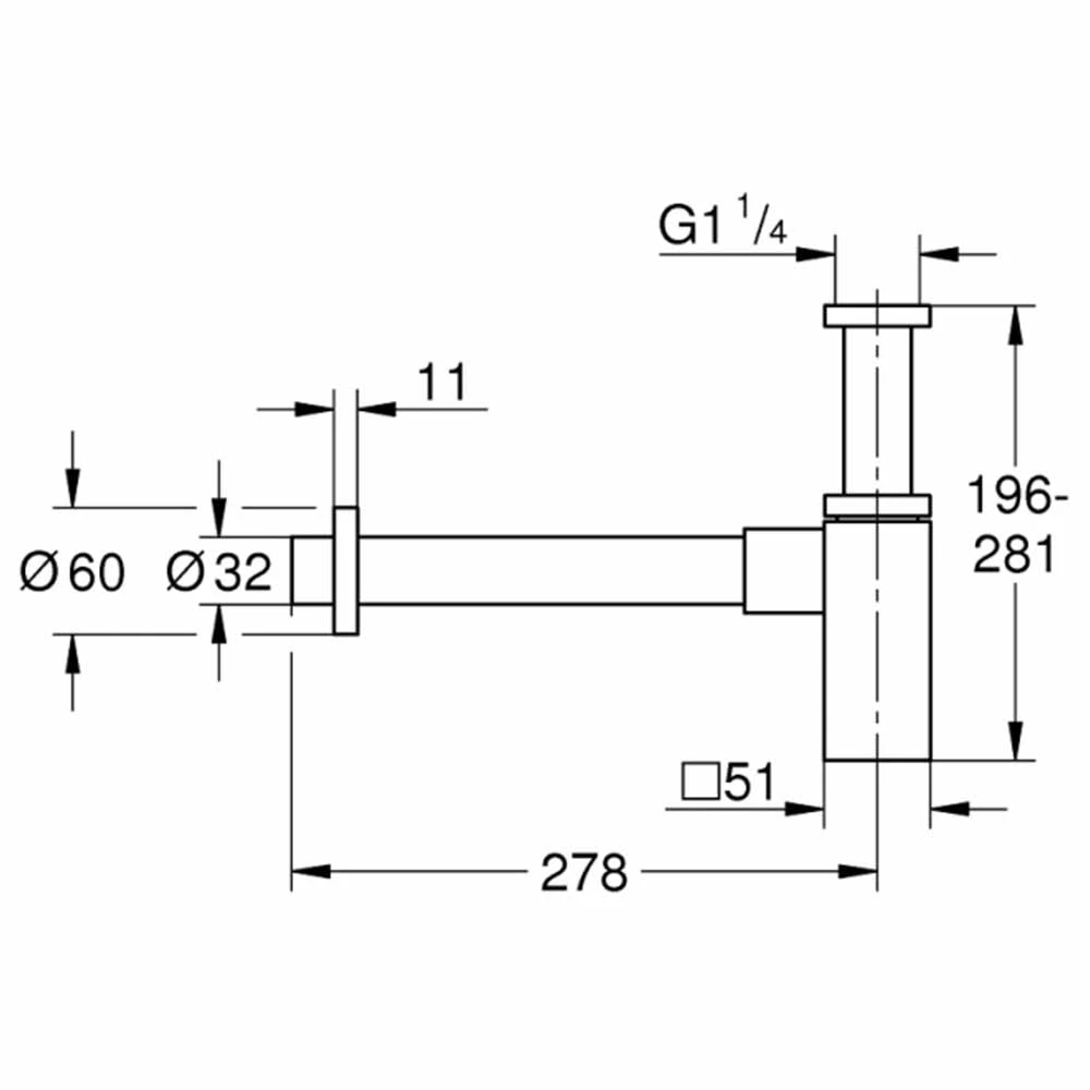 Grohe Gri Sifon - 40564A00 Hemen Al