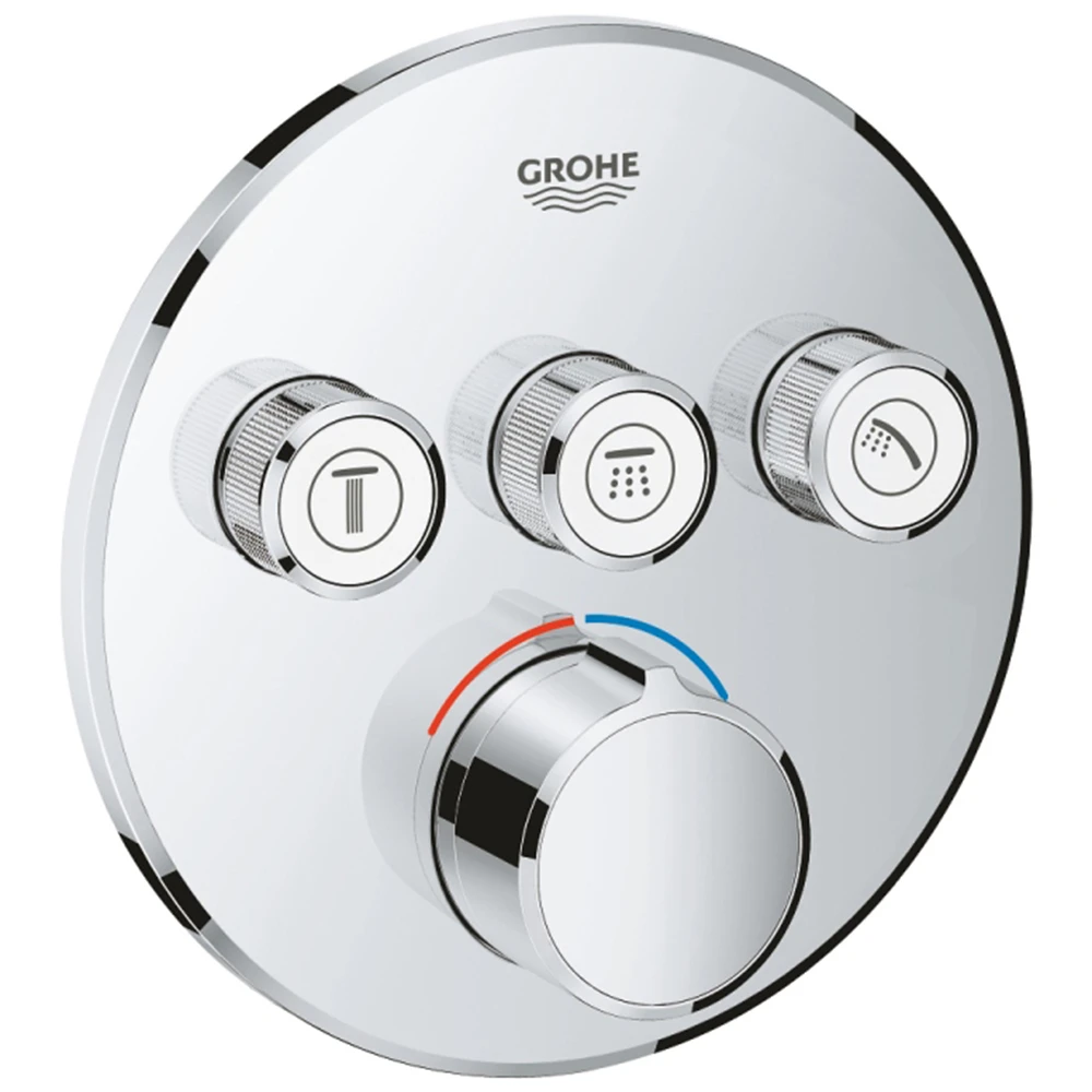 Grohe SmartControl Mixer 3 Valfli Akış Kontrollü Ankastre Duş Bataryası - 29146000 Hemen Al