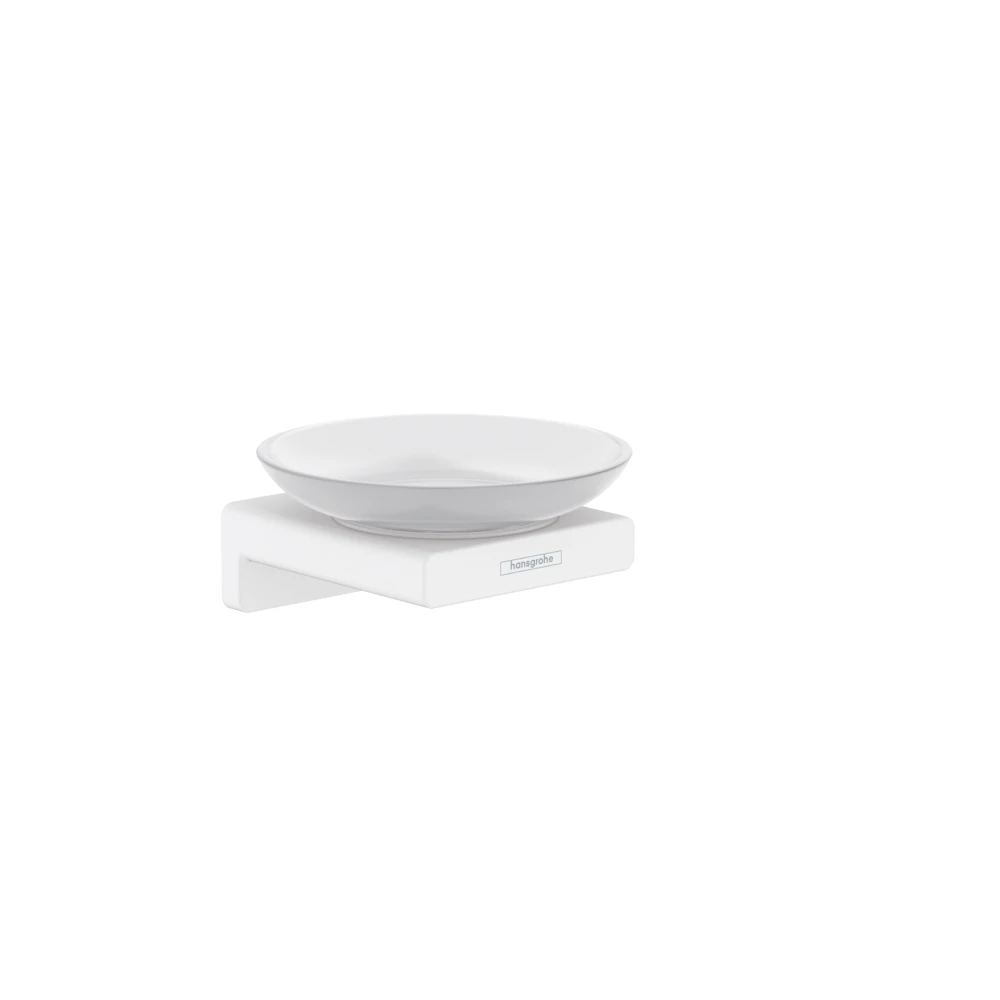 Hansgrohe AddStoris Satin Beyaz Sabunluk Hemen Al