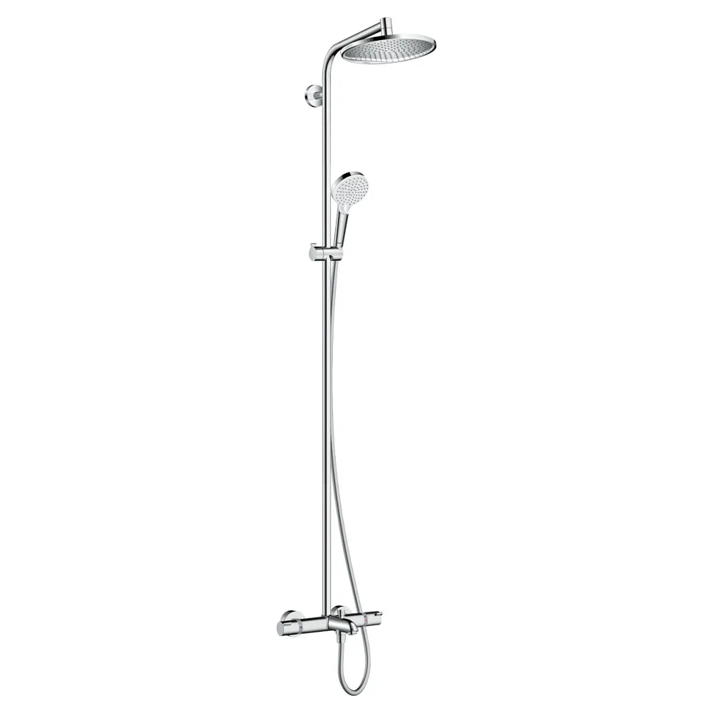 Hansgrohe Crometta S Duş Kolonu 240 1 jet, Banyo Termostatı İle Hemen Al