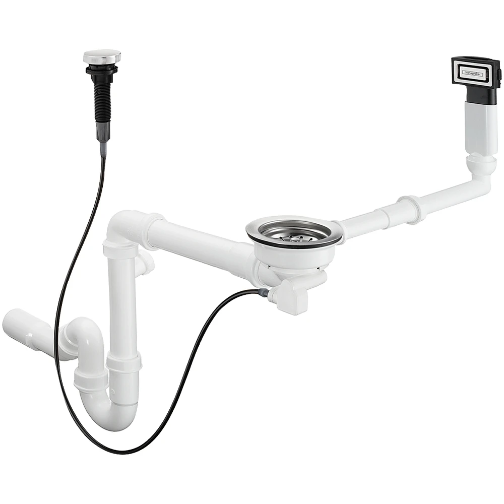Hansgrohe D16-11 Tek Hazneli Eviye İçin Otomatik Gider Ve Taşma Seti - 43937000 Hemen Al
