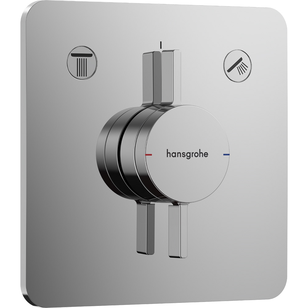 Hansgrohe DuoTurn Q 2 Çıkış İçin Ankastre Banyo Bataryası 75414000 Hemen Al