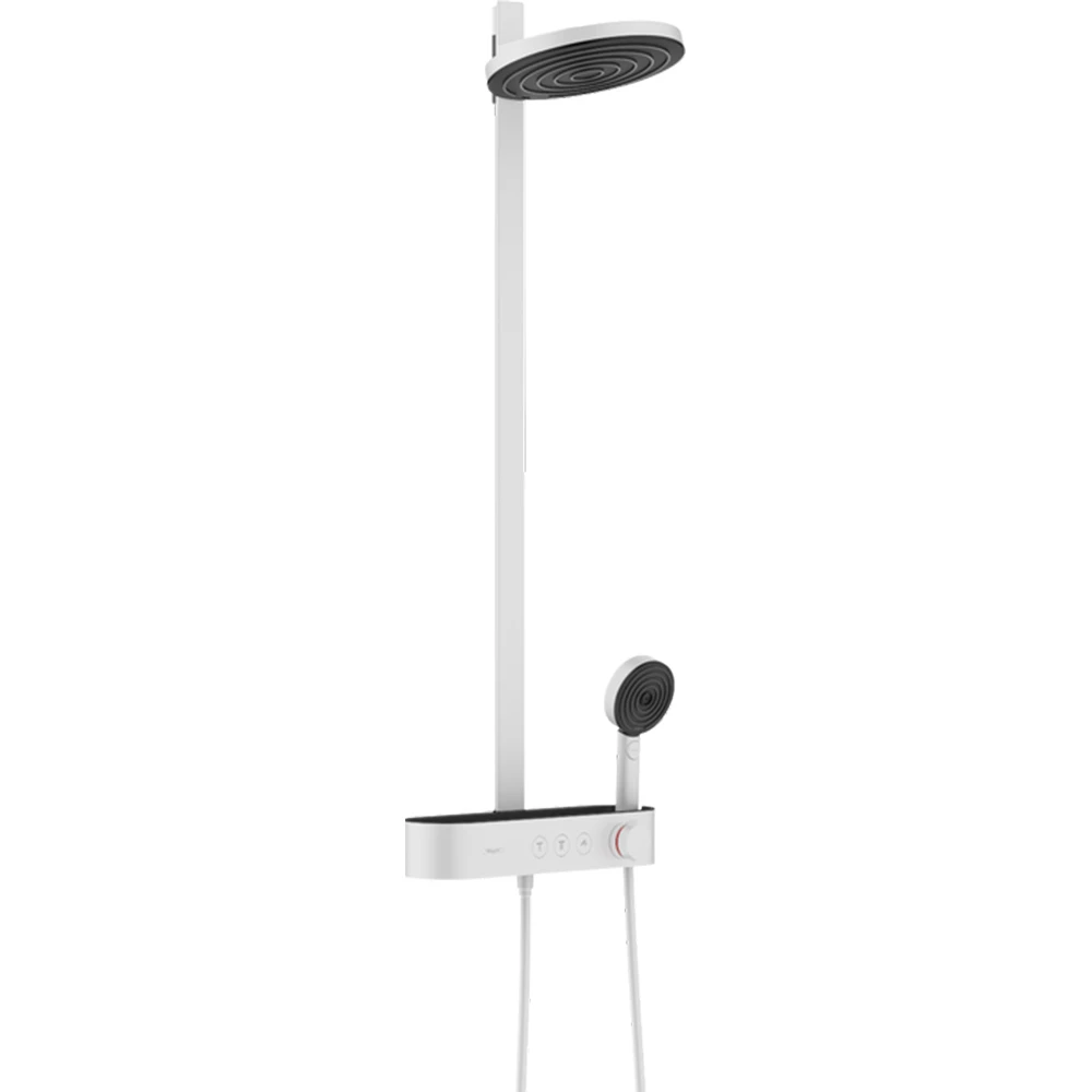 Hansgrohe Pulsify S 260 2jet ShowerTablet Select 400 Satin Beyaz Duş Kolonu 24240700 Hemen Al