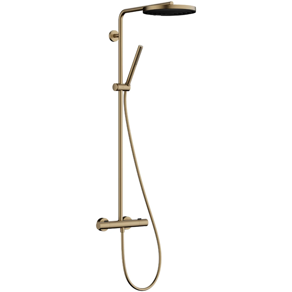 Hansgrohe Pulsify S Pro 260 Ecostat Fine İle Bronz Son Kat Duş Kolonu - 24222140 Hemen Al