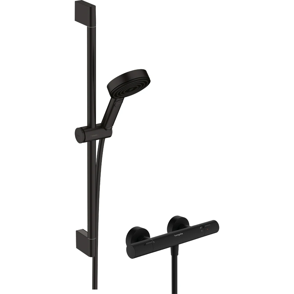 Hansgrohe Pulsify Select S Satin Siyah Termostatik Banyo Bataryalı 65 Cm Duş Barı - 24262670 Hemen Al