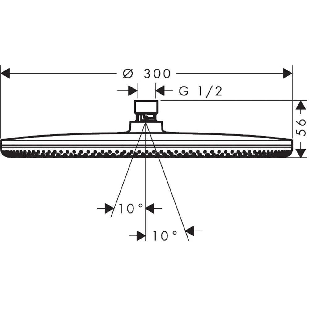 Hansgrohe Raindance Alive S 300 1jet Satin Beyaz Tepe Duşu - 24520700 Hemen Al
