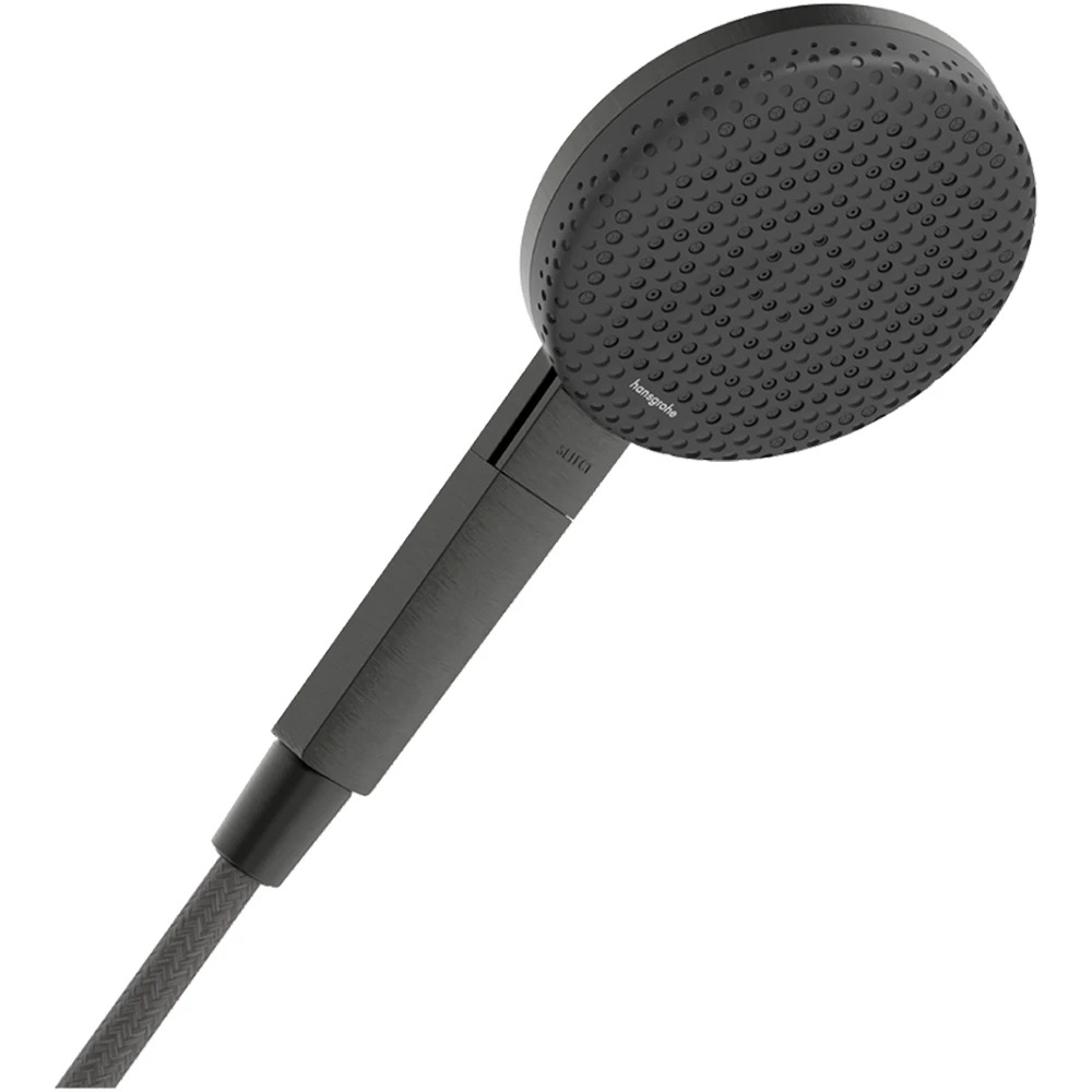 Hansgrohe Raindance Alive Select S 125 3jet EcoSmart+ Mat Siyah-Krom El Duşu - 24512340 Hemen Al