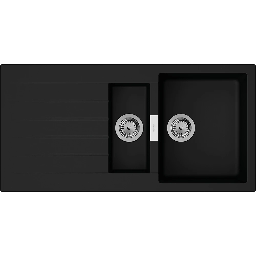 Hansgrohe S52 S520-F530 Grafit Siyahı Ankastre Granit Eviye - 43357170 Hemen Al