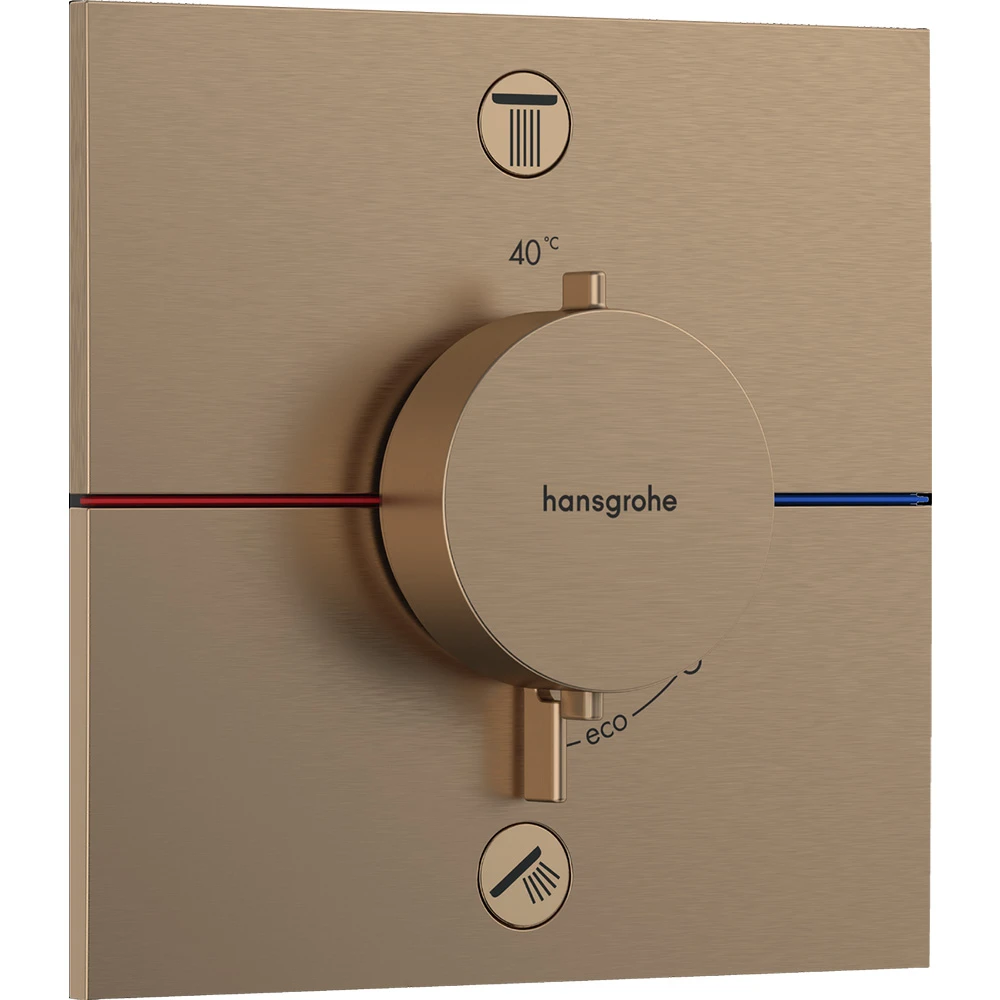 Hansgrohe ShowerSelect Comfort E Mat Bronz Ankastre Termostatik Banyo Bataryası 15578140 Hemen Al