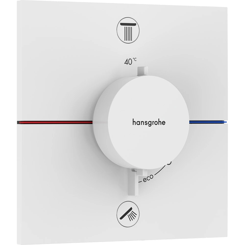 Hansgrohe ShowerSelect Comfort E Satin Beyaz Ankastre Termostatik Banyo Bataryası 15578700 Hemen Al