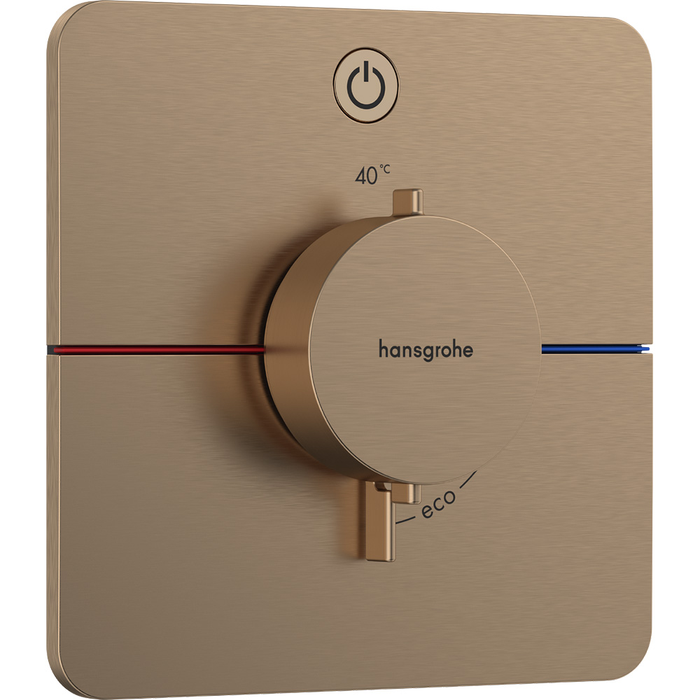Hansgrohe ShowerSelect Comfort Q Mat Bronz 1 Çıkış İçin Ankastre Termostatik Banyo Bataryası 15581140 Hemen Al