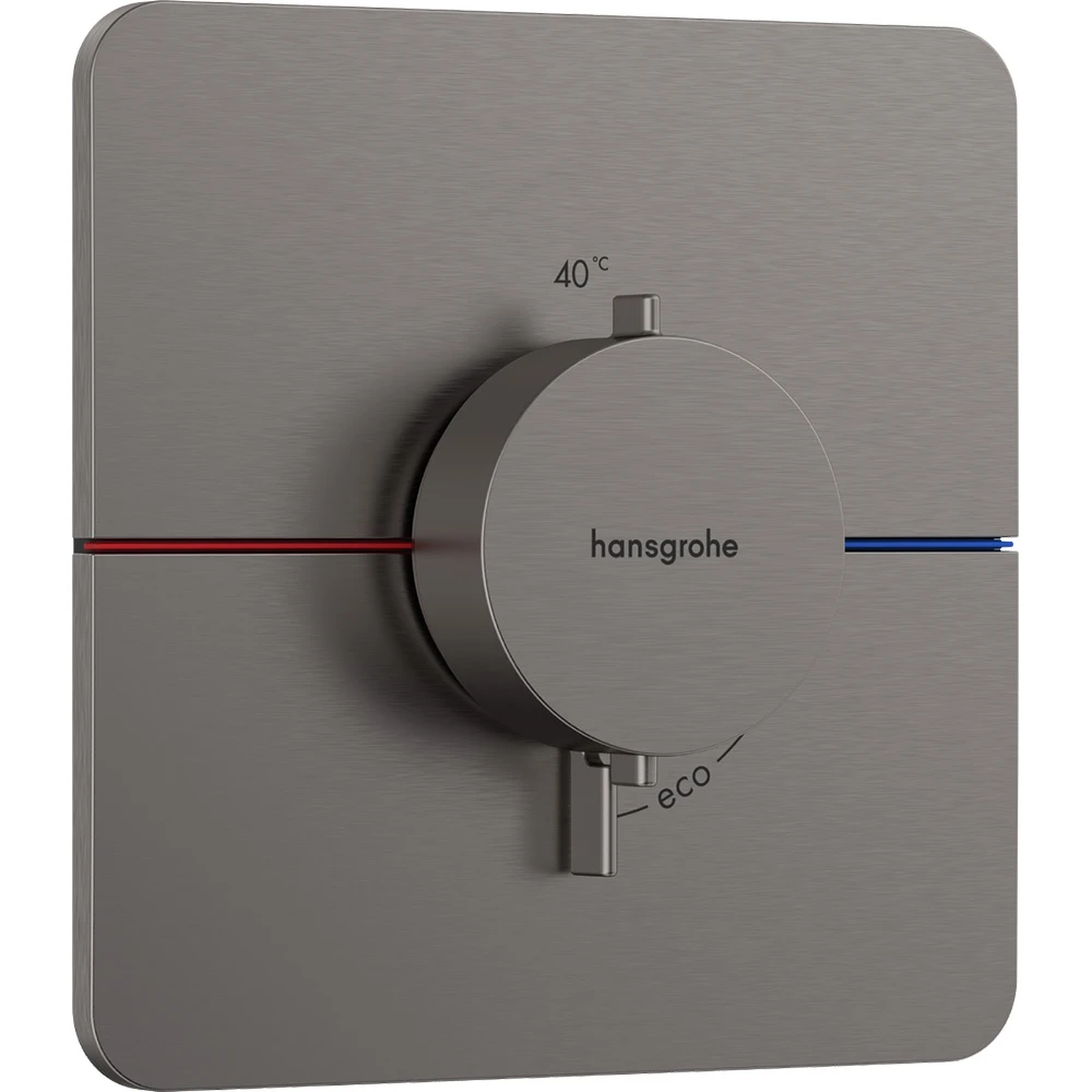 Hansgrohe ShowerSelect Comfort Q Mat Siyah Krom Ankastre Termostatik Banyo Bataryası 15588340 Hemen Al
