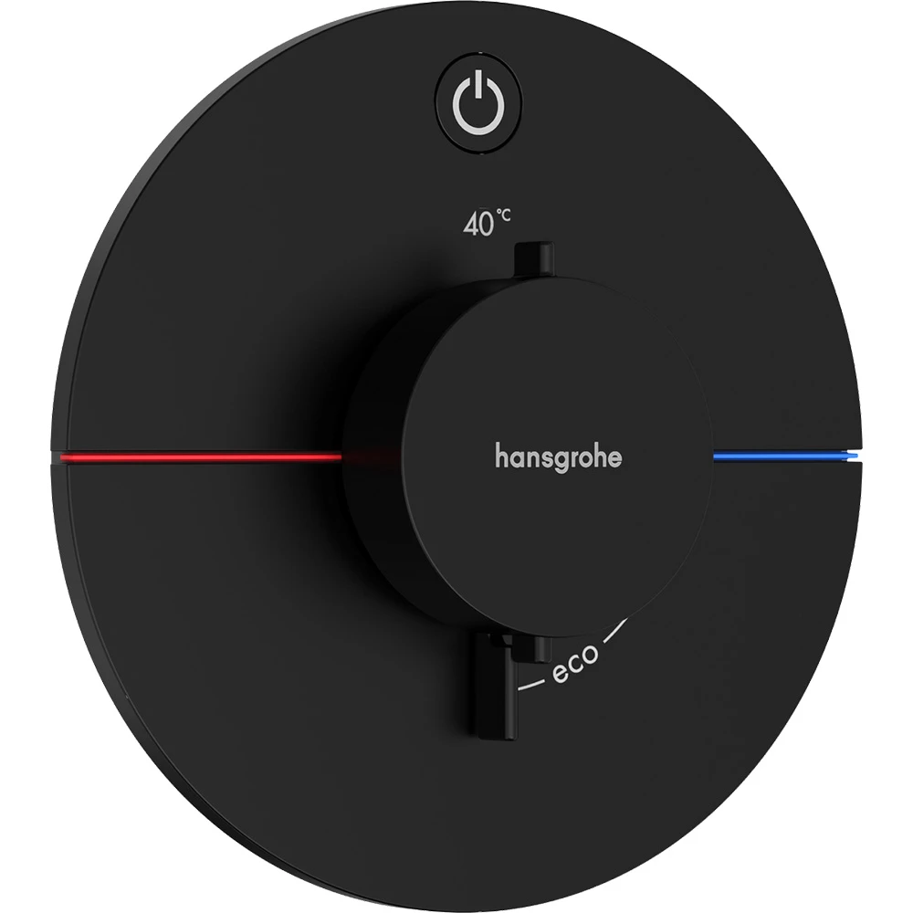 Hansgrohe ShowerSelect Comfort S Satin Siyah 1 Çıkış İçin Ankastre Termostatik Banyo Bataryası 15553670 Hemen Al