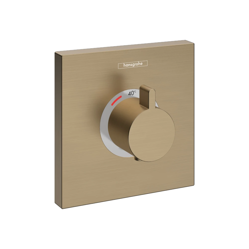 Hansgrohe ShowerSelect S Mat Bronz Termostat Ankastre Banyo Bataryası  Hemen Al