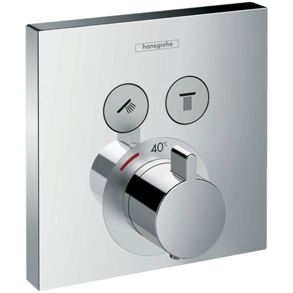Hansgrohe ShowerSelect Termostatik Batarya, ankastre, 2 çıkış için Hemen Al